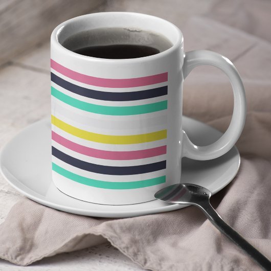 Mug Bandes horizontales colorées