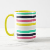 Mug Bandes horizontales colorées (Gauche)