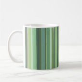 Mug Bandes horizontales vert olive (Gauche)