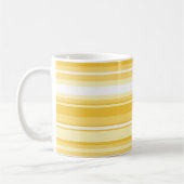 Mug Bandes jaunes monogrammes (Gauche)
