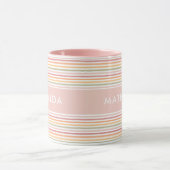 Mug Bandes lumineuses modernes (Centre)