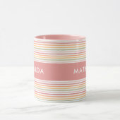 Mug Bandes lumineuses modernes (Centre)
