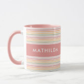 Mug Bandes lumineuses modernes (Gauche)