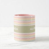 Mug Bandes lumineuses modernes (Centre)