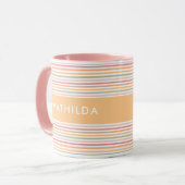 Mug Bandes lumineuses modernes (Devant gauche)