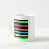 Mug Bandes néon (Devant gauche)