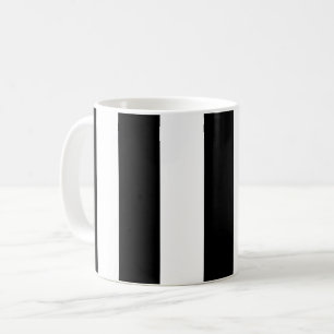 Mug Bandes noires et blanches, Motif rayé, Lignes