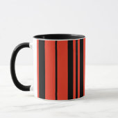 Mug Bandes noires orange (Gauche)
