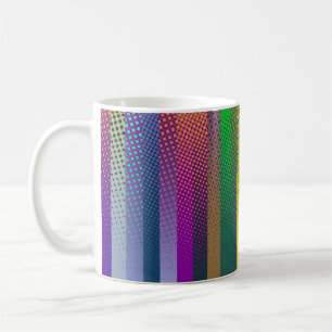 Mug Bandes pointillées Motif couleur + vos idées