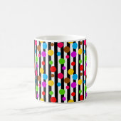 Mug Bandes Pois colorées (Devant droit)