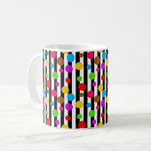 Mug Bandes Pois colorées (Devant gauche)