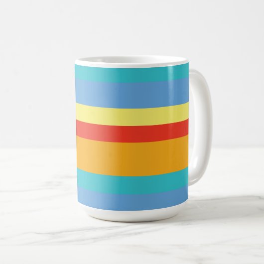 Mug Bandes rétro (Devant droit)