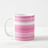 Mug Bandes roses (Gauche)