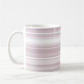Mug Bandes roses à quartz rose (Gauche)