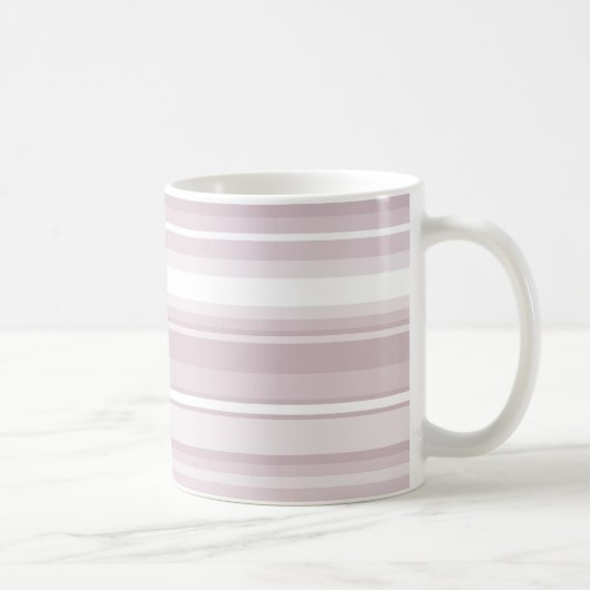 Mug Bandes roses à quartz rose (Droite)