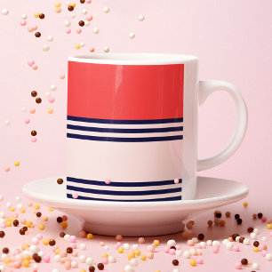 Mug Bandes rouges et noires