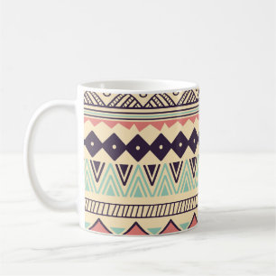 Mug Bandes tribales aztèques : Illustration Vintage