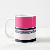 Mug Bandes Uniformes roses (Gauche)