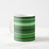 Mug Bandes vertes (Devant gauche)