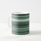 Mug Bandes vertes (Devant gauche)