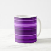 Mug Bandes violettes (Devant droit)