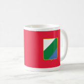 Mug Bandiera de l'Abruzzo, Italie (Devant droit)
