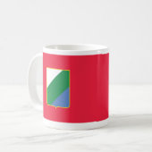 Mug Bandiera de l'Abruzzo, Italie (Devant gauche)