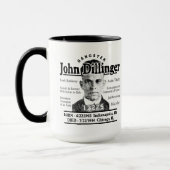 Mug Bandit John Dillinger (Gauche)