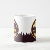 Mug Banff NP Canada Montagnes Rocheuses Souvenirs Vint (Centre)