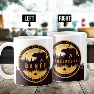 Mug Banff NP Canada Montagnes Rocheuses Souvenirs Vint