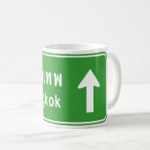 Mug Bangkok A ⚠ Voyage Autoroutier Thaïlandais ⚠ (Devant droit)