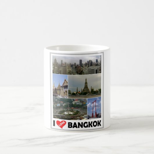 Mug Bangkok - I Love - Thaïlande - (Centre)