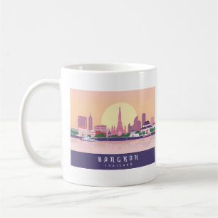 Mug Bangkok Thaïlande Pastel Voyage Design