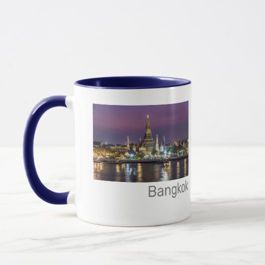 Mug Bangkok Wat Arun Sunset BKK Thaïlande Souvenir (Gauche)