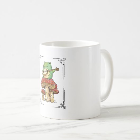 Mug Banjo Frog on Mushrom (Devant droit)