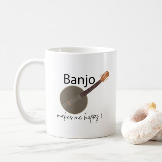 Mug Banjo Me Rend Heureux (Avec donut)