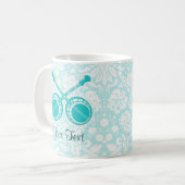 Mug Banjos de duel turquoises (Devant gauche)