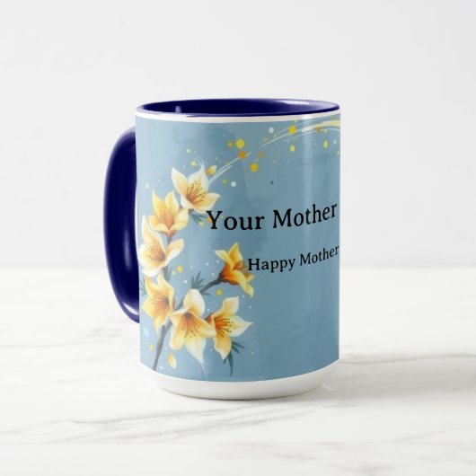 Mug Banksia Boomerang Beach Chase Pollen Blue (Devant gauche)