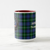 Mug Bannerman Clan Badge & Tartan (Centre)