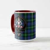 Mug Bannerman Clan Badge & Tartan (Devant gauche)