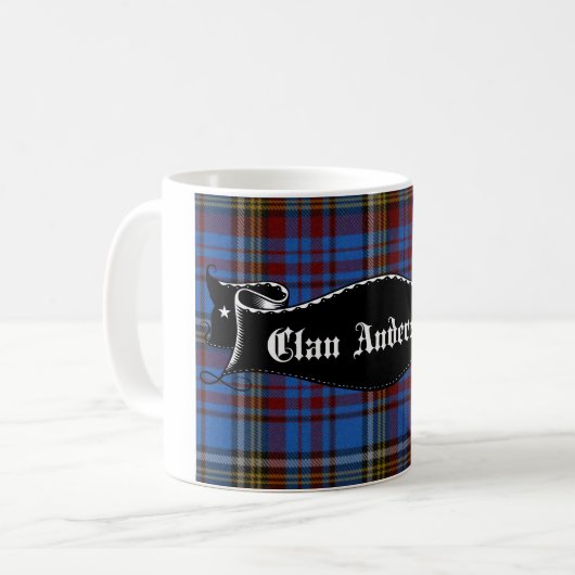 Mug Bannière Clan Anderson (Devant gauche)