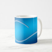 Mug Bannière de Blue Background (Devant droit)