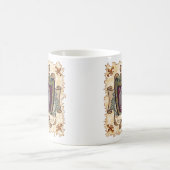 Mug Bannière de couronne Nom de famille d'aigle (Centre)
