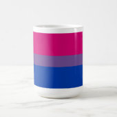 Mug Bannière de fierté bisexuelle (Centre)