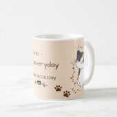 Mug Bannière de la Journée internationale du chat 2025 (Devant droit)