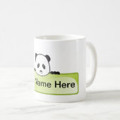 Mug Bannière de panda (Devant droit)