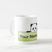 Mug Bannière de panda (Devant gauche)
