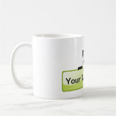 Mug Bannière de panda (Gauche)