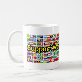 Mug Bannière de soutien à l'alphabétisation mondiale
