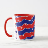 Mug Bannière étoilée décorée d'un monogramme (Gauche)